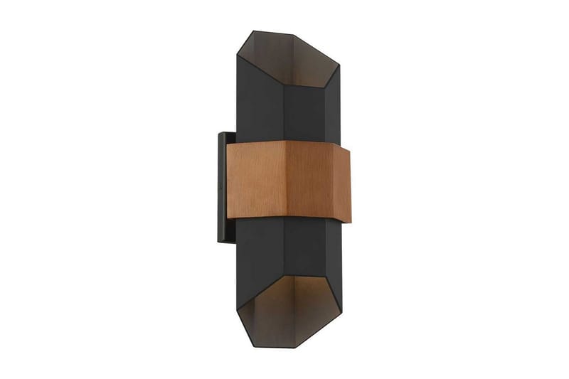 Chasm Quoizel Vägglampa utomhus, Black||Brown