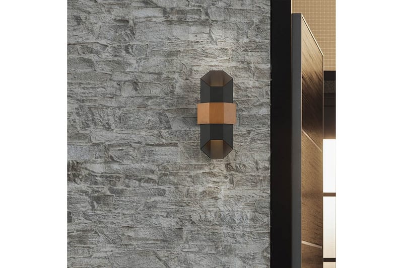 Chasm Quoizel Vägglampa utomhus - Black||Brown - Belysning - Utomhusbelysning - Fasadbelysning