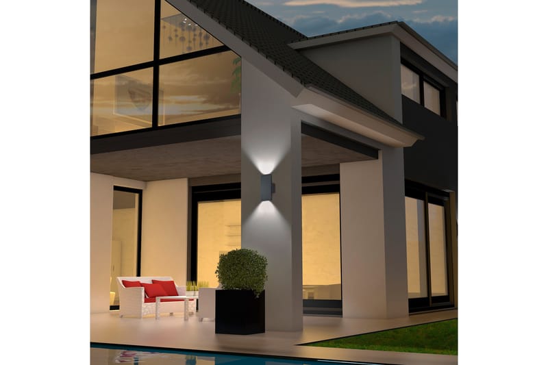 COLORADO Vägglampa LED Vit - Vit - Belysning - Utomhusbelysning - Fasadbelysning