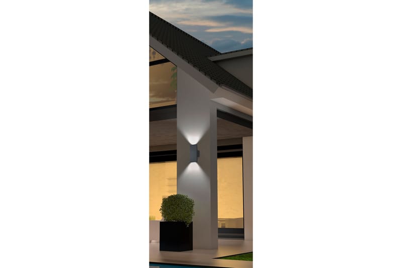 COLORADO Vägglampa LED Vit - Vit - Belysning - Utomhusbelysning - Fasadbelysning