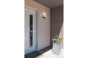 Kasai LED Vägglampa / husnummer antracit - Vit - Belysning - Utomhusbelysning - Fasadbelysning