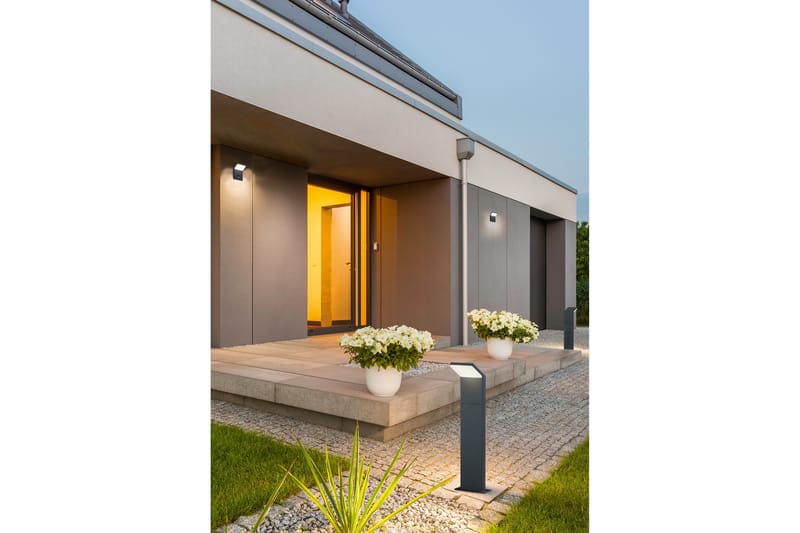 PEARL Vägglampa LED Vit - Antracit/Vit - Belysning - Utomhusbelysning - Fasadbelysning