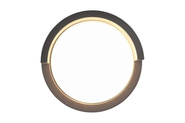 Puno LED Vägglampa rund mattsvart - Matt svart - Belysning - Utomhusbelysning - Fasadbelysning