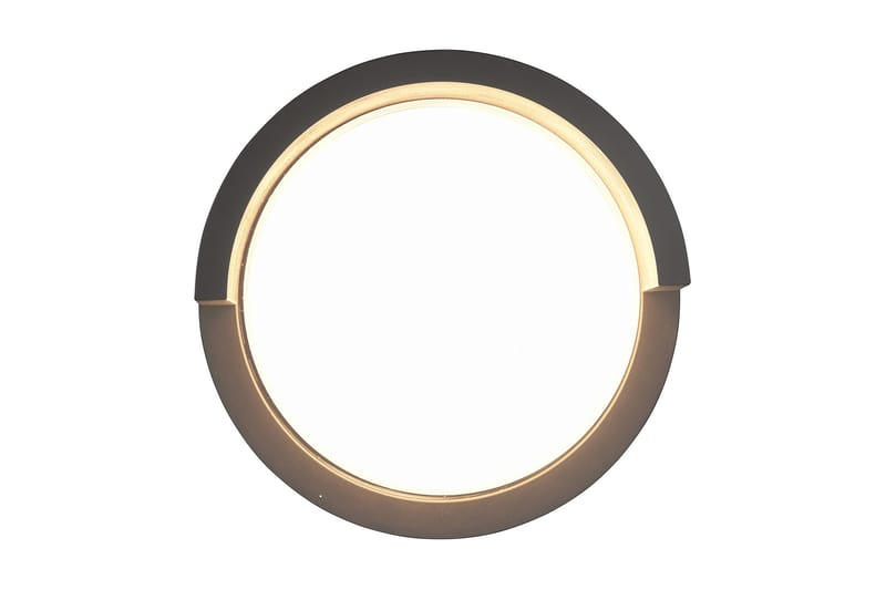 PUNO LED-Vägglampa Pyöreä Mattsvart - Matt svart - Belysning - Utomhusbelysning - Fasadbelysning