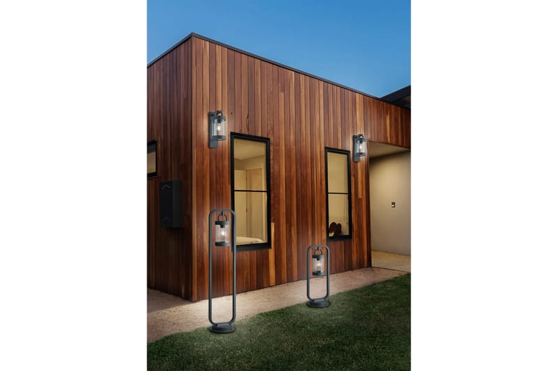 Sambesi Vägglampa E27 antracit - Antracit - Belysning - Utomhusbelysning - Fasadbelysning