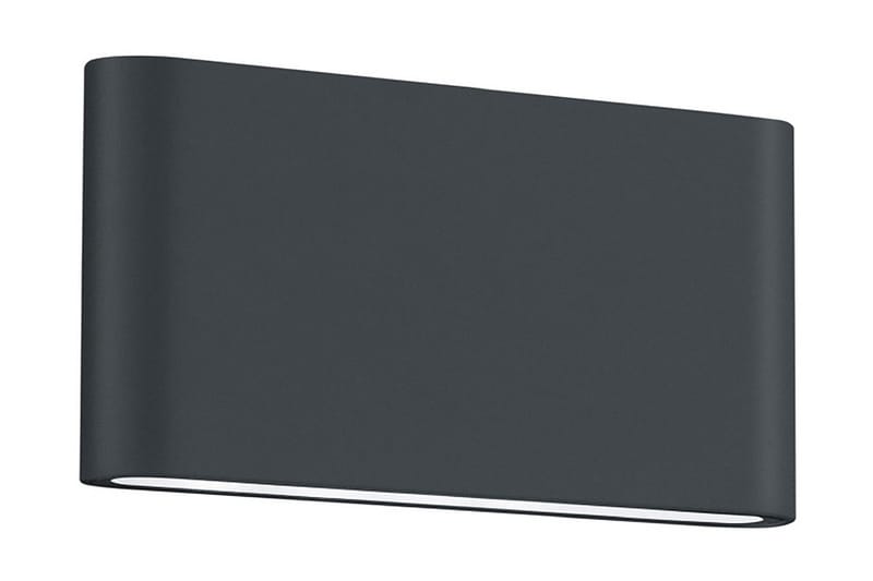 Thames II LED Vägglampa 17,5x9 cm antracit, Antracit/Vit
