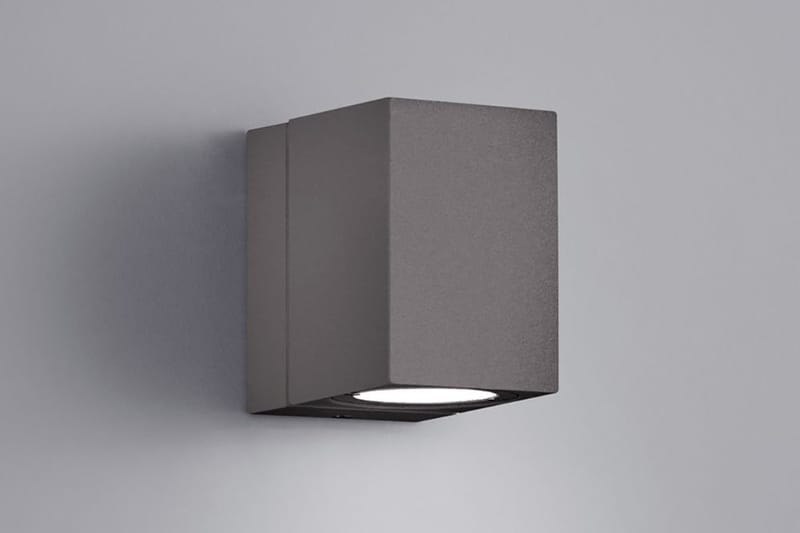 Tiber LED Vägglampa antracit, Vit