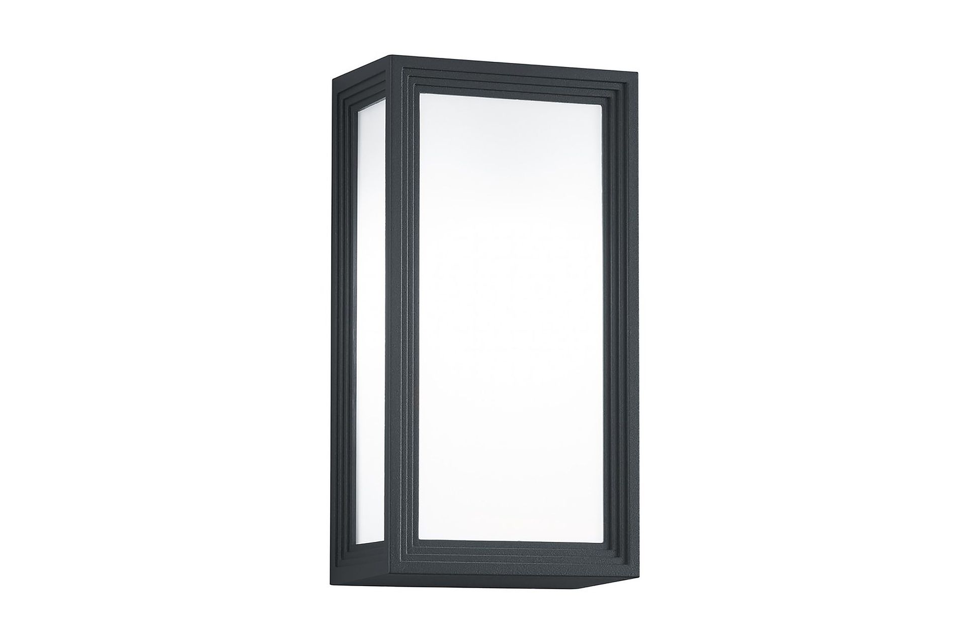 Timok LED E27 Vägglampa antracit - Antracit/Vit