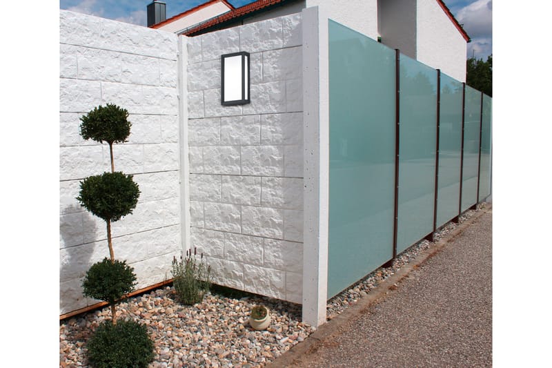 Timok LED E27 Vägglampa antracit - Antracit/Vit - Belysning - Utomhusbelysning - Fasadbelysning