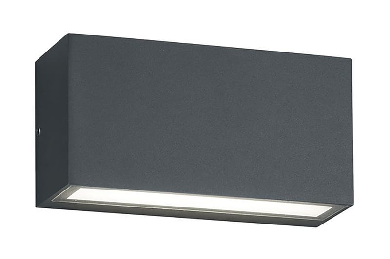 Trent LED Vägglampa antracit, Antracit/Vit