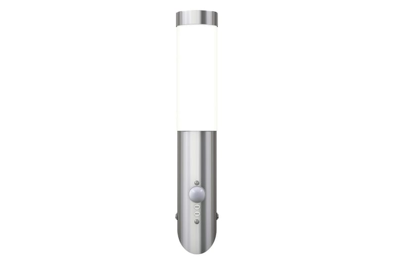 Utebelysning Enego vägglampa med rörelsedetektor - Silver - Belysning - Utomhusbelysning - Fasadbelysning