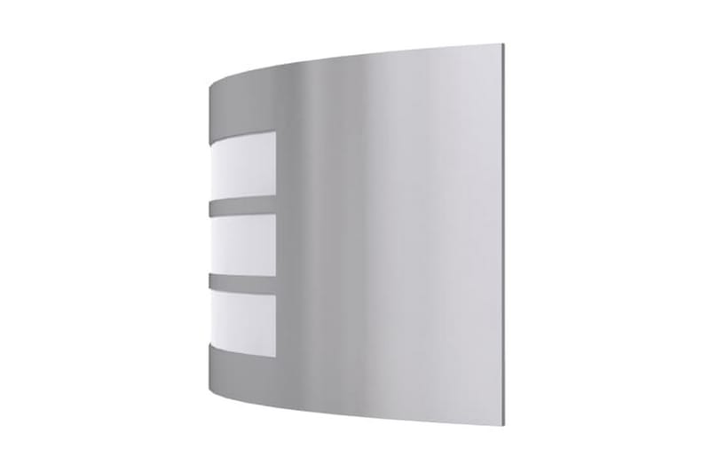 Utomhusvägglampa rostfritt stål - Silver - Fasadbelysning