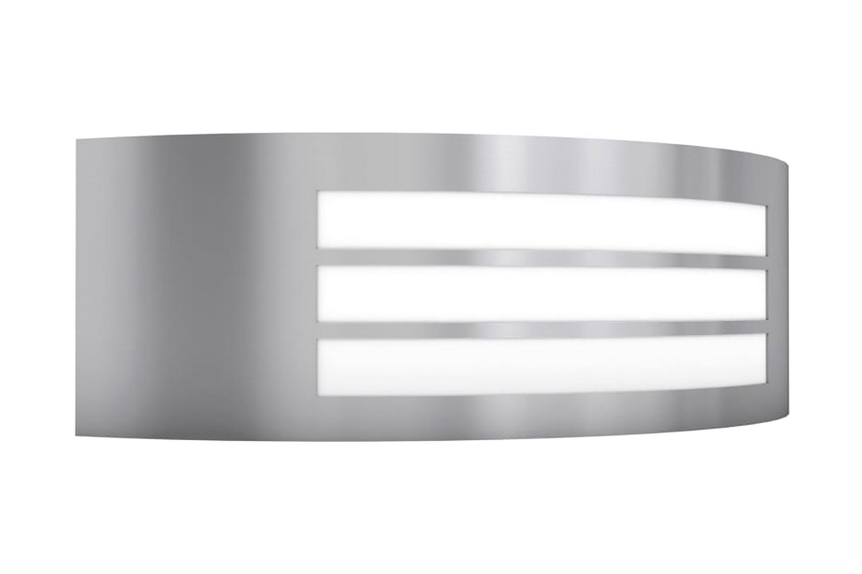 Utomhusvägglampa rostfritt stål – Silver