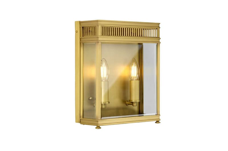 Holborn Elstead Lighting Vägglampa utomhus, Brass