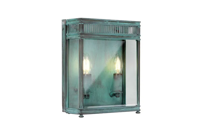 Holborn Elstead Lighting Vägglampa utomhus, Green