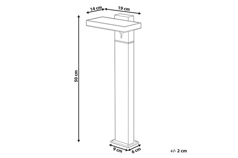 Krokel LED Solcellsbelysning 50 cm - Svart - Belysning - Utomhusbelysning - Solcellslampa & solcellsbelysning