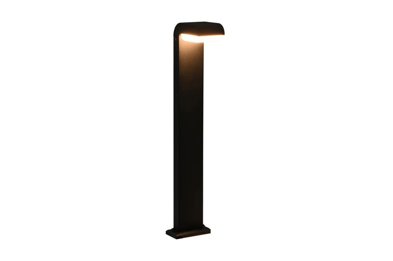 LED-utomhuslampa 9 W svart oval - Svart - Markbelysning