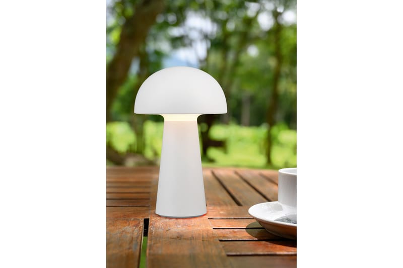 LENNON LED Bordslampa vit uppladdningsbar - Vit - Belysning - Utomhusbelysning - Utelampa