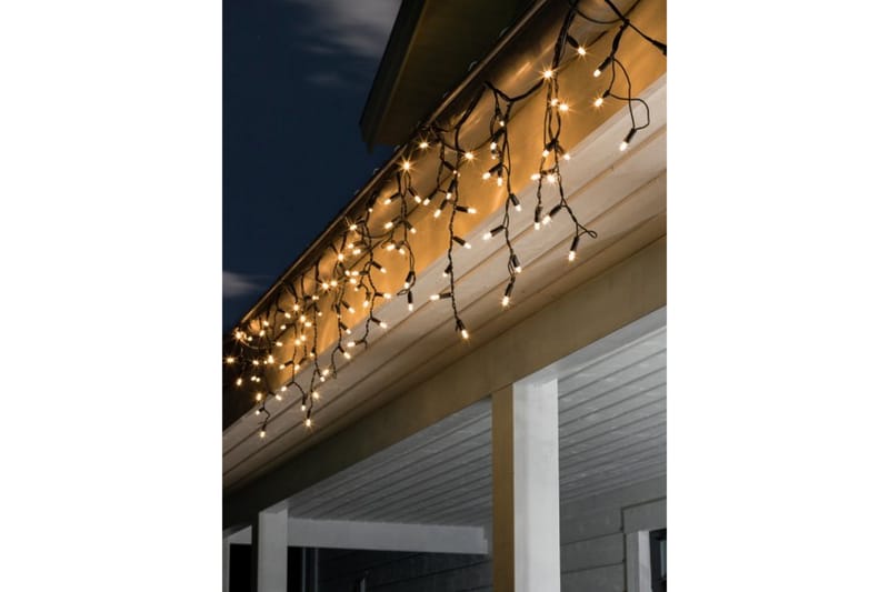 Konstsmide Tillägg istapp 100 LED Svart - Konstsmide - Ljusslinga utomhus - Balkongbelysning