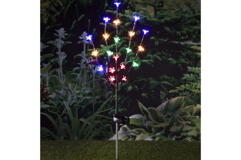 HI LED blomlampor 20 lampor - Flerfärgad - Markbelysning