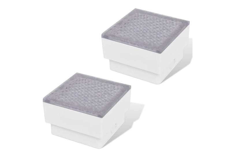 Markbelysning 2 st LED 100x100x68 cm - Vit - Belysning - Utomhusbelysning - Markbelysning