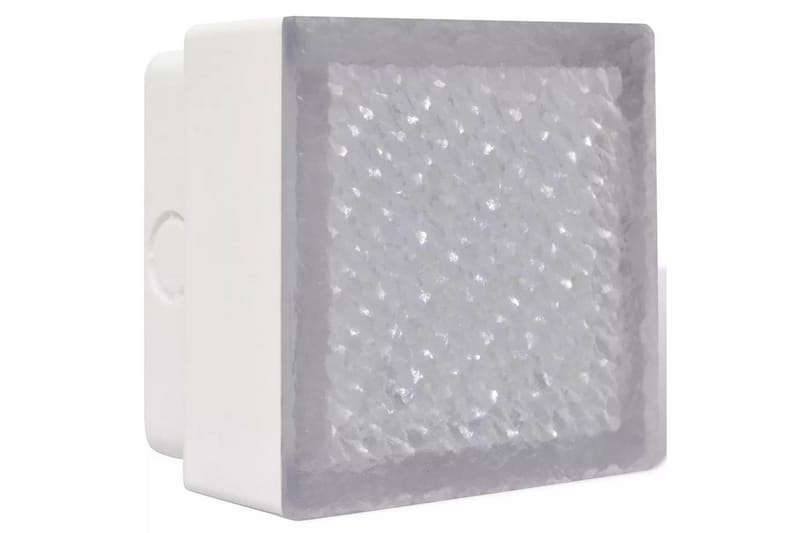 Markbelysning 2 st LED 100x100x68 cm - Vit - Markbelysning