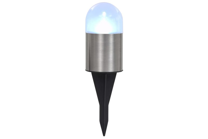 Marklampor soldrivna 12 st LED vit - Vit - Markbelysning