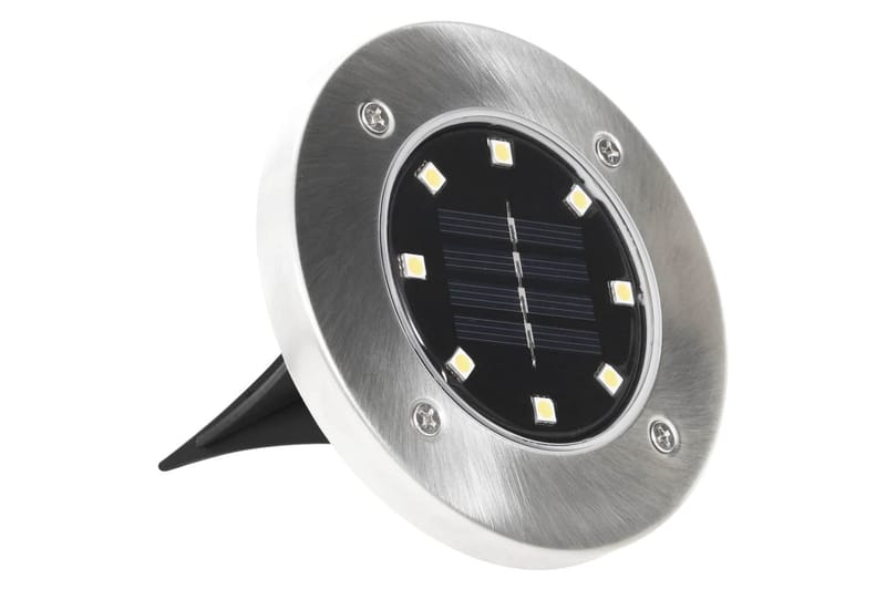 Marklampor soldrivna 8 st LED varmvit - Vit - Belysning - Utomhusbelysning - Markbelysning