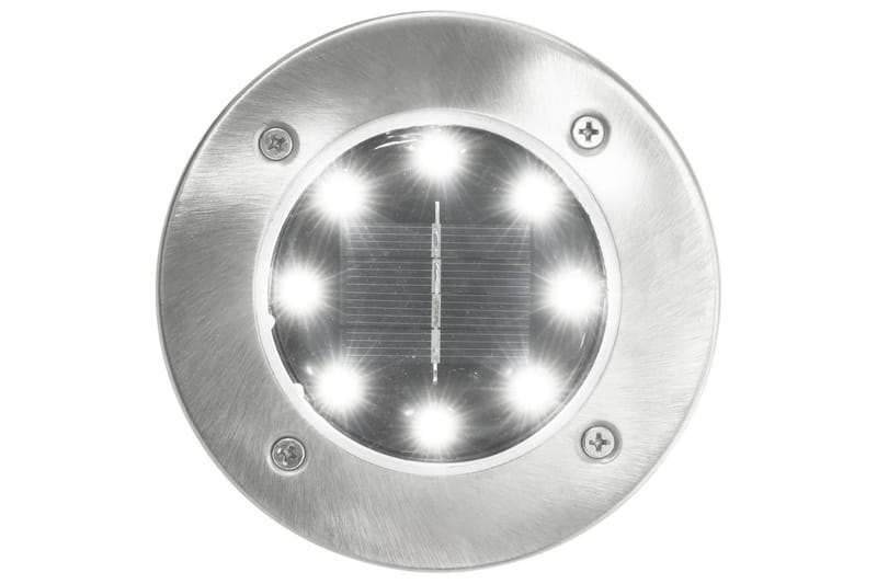 Marklampor soldrivna 8 st LED vit - Vit - Belysning - Utomhusbelysning - Markbelysning