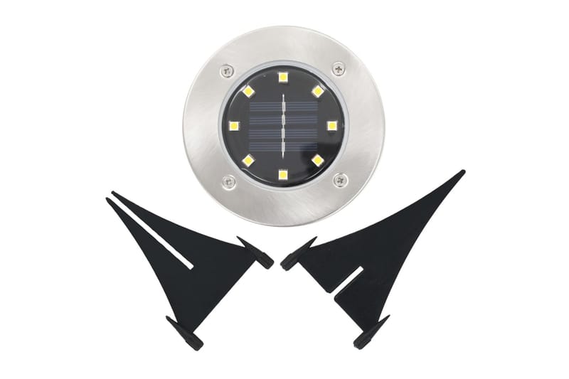 Marklampor soldrivna 8 st LED vit - Vit - Belysning - Utomhusbelysning - Markbelysning
