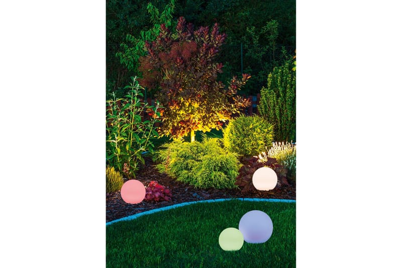 Melo solar boll + spjut 20cm RGBW - Belysning - Utomhusbelysning - Solcellslampa & solcellsbelysning
