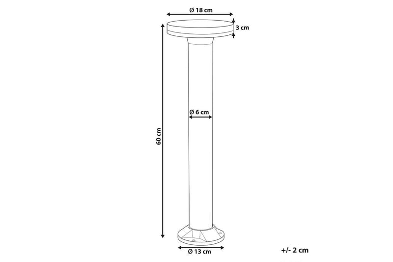 Naxel LED Solcellsbelysning 60 cm - Svart - Belysning - Utomhusbelysning - Solcellslampa & solcellsbelysning