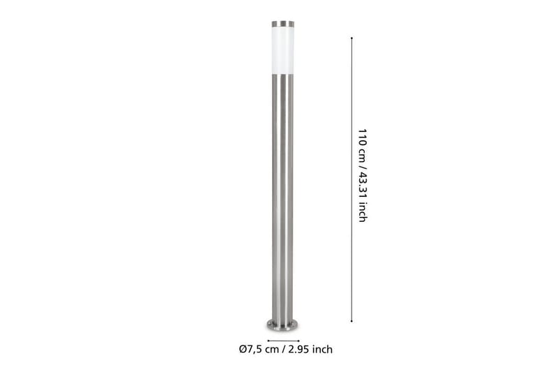 Pollare Eglo Helsinki 1100 mm - Vit/Grå - Belysning - Utomhusbelysning - Pollare