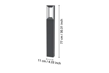 Pollare Eglo Riforano 770 mm - Svart/Vit - Belysning - Utomhusbelysning - Pollare