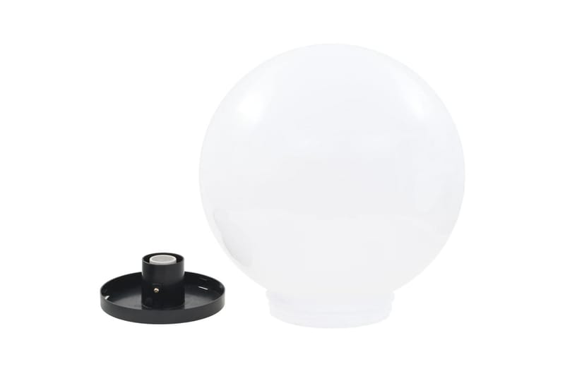 Globlampa LED set 2 st sfäriska 40 cm PMMA - Vit - Belysning - Utomhusbelysning - Pollare