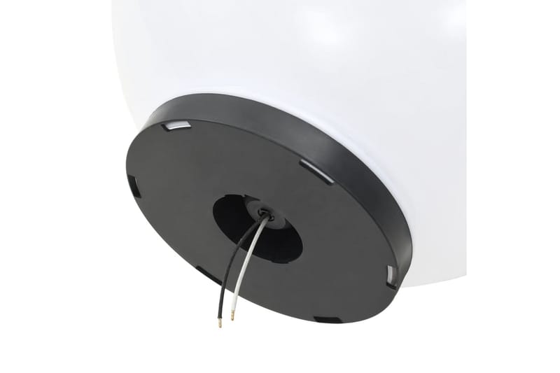Globlampa LED set 2 st sfäriska 40 cm PMMA - Vit - Belysning - Utomhusbelysning - Pollare