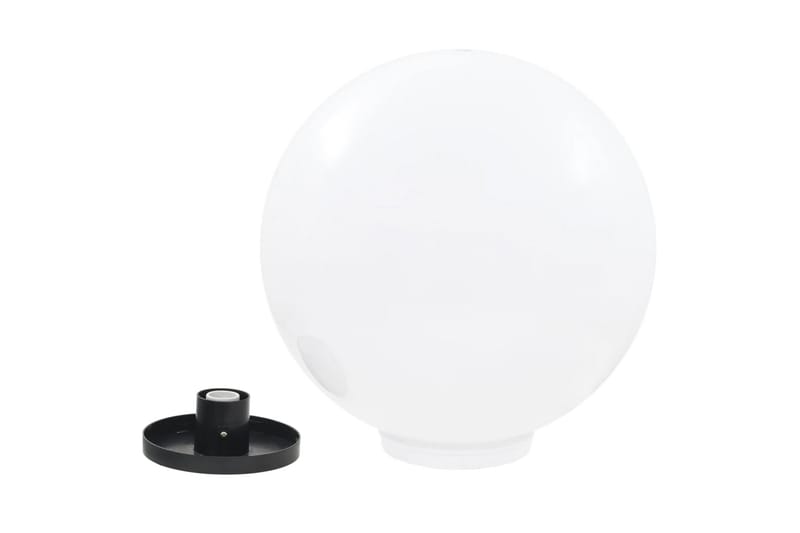 Globlampa LED sfärisk 50 cm PMMA - Vit - Pollare