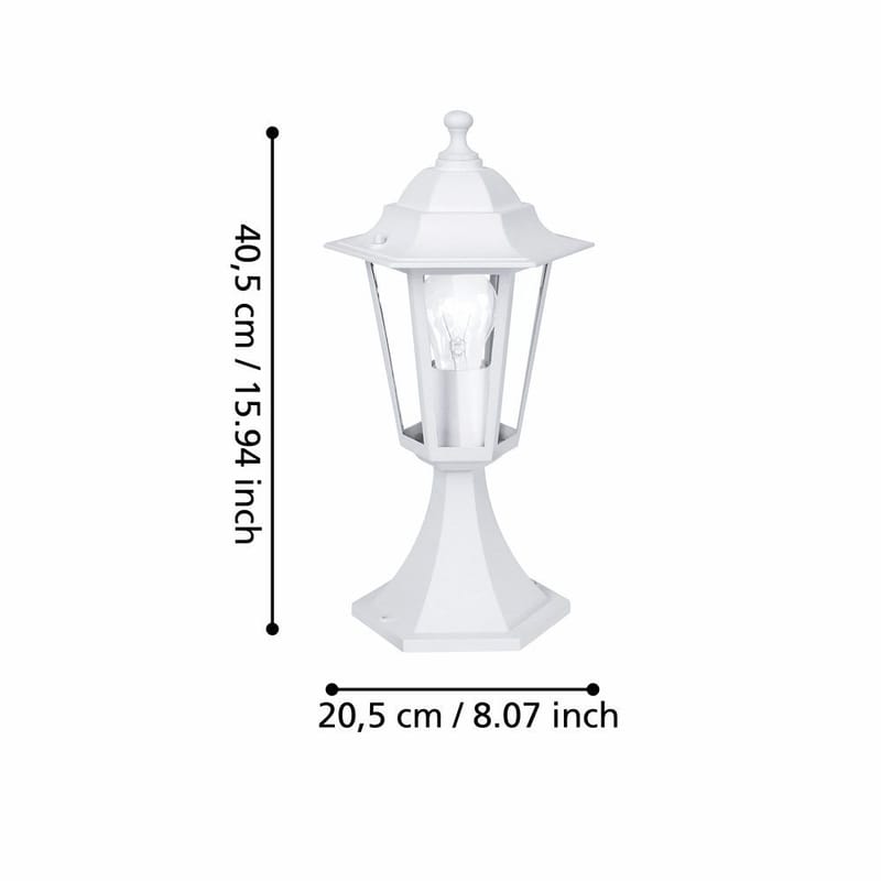 Pollare Laterna - 19,5 cm - Belysning - Utomhusbelysning - Pollare