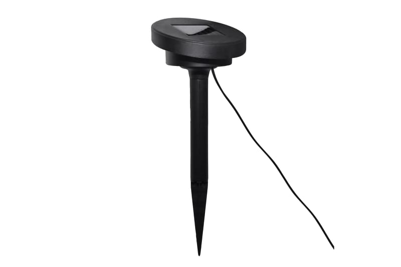 Utelampa med markspett 3 LED rund solcell - Vit - Belysning - Utomhusbelysning - Pollare