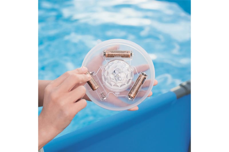 Flytande LED-lyse Bestway Rund 14 cm - Belysning - Utomhusbelysning - Poolbelysning