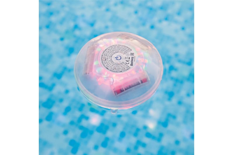 Flytande LED-lyse Bestway Rund 14 cm - Belysning - Utomhusbelysning - Poolbelysning