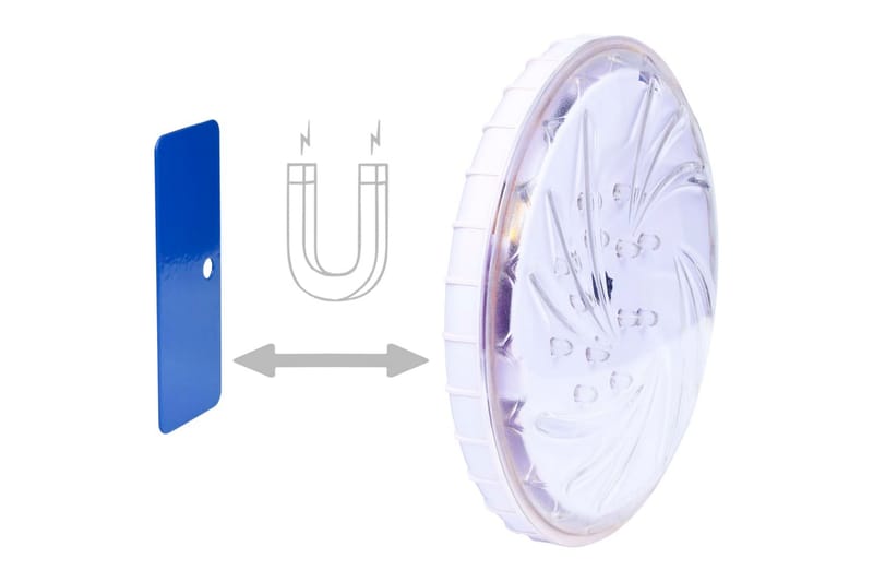 Nedsänkbar flytande poollampa med fjärrkontroll vit - Vit - Belysning - Utomhusbelysning - Poolbelysning
