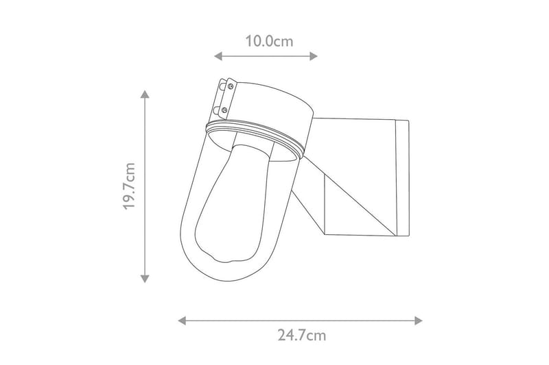 Portofino Elstead Lighting Vägglampa utomhus - Grey - Belysning - Utomhusbelysning - Fasadbelysning