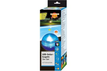 Solcellsbelysning Planet Pool Klot Flytande RGB 3 st - Belysning - Utomhusbelysning - Solcellslampa & solcellsbelysning