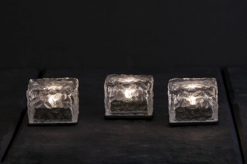 Icecube solcellsljus 3-pack - Star Trading - Solcellslampa & solcellsbelysning