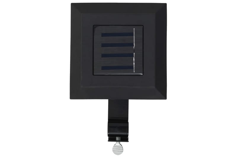 Solcellslampor 12 st LED fyrkantiga 12 cm svart - Svart - Belysning - Utomhusbelysning - Solcellslampa & solcellsbelysning