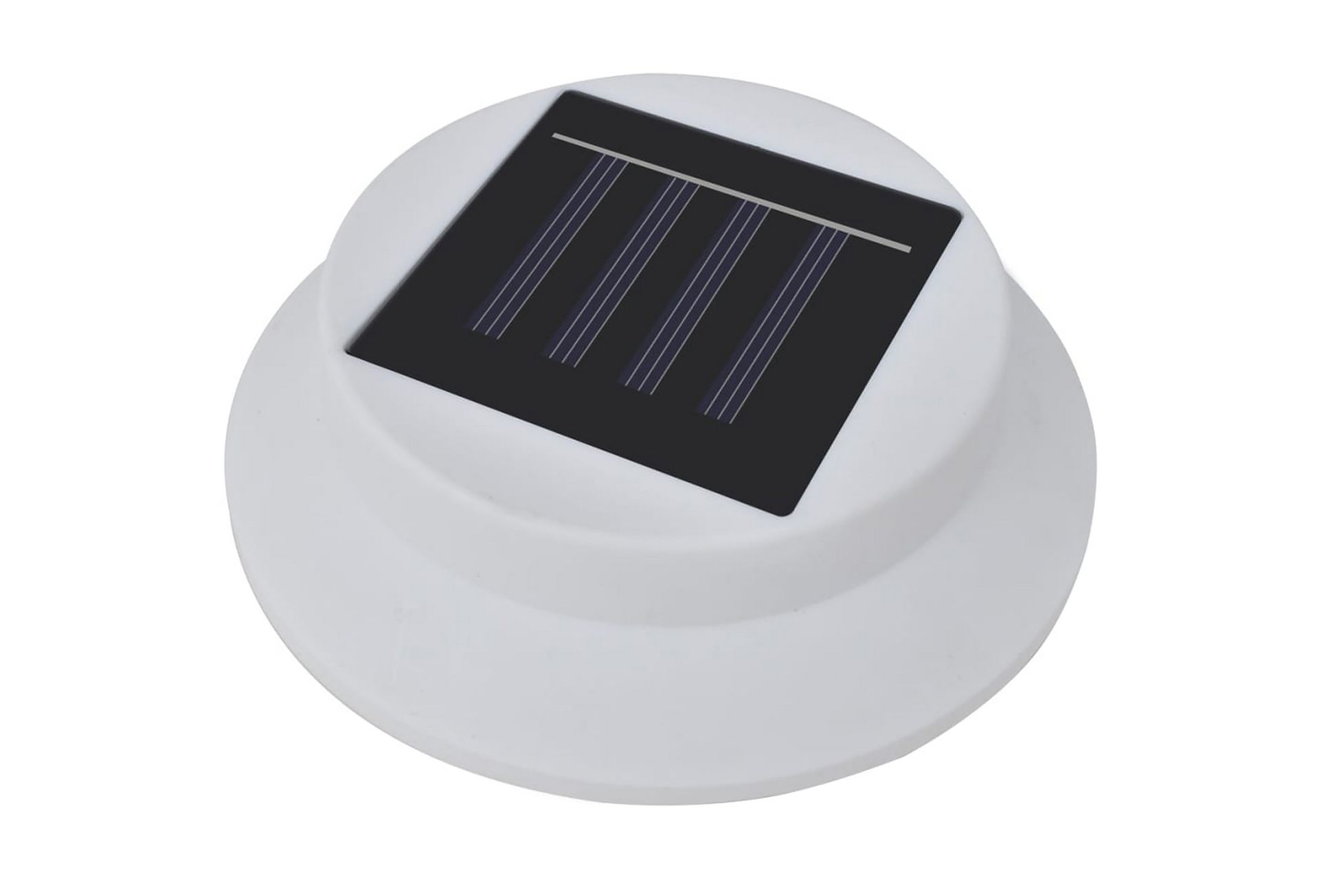 Solcellslampor för staket 12 st LED vit - Vit