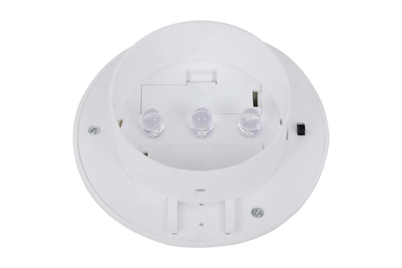 Solcellslampor för staket 12 st LED vit - Vit - Belysning - Utomhusbelysning - Solcellslampa & solcellsbelysning