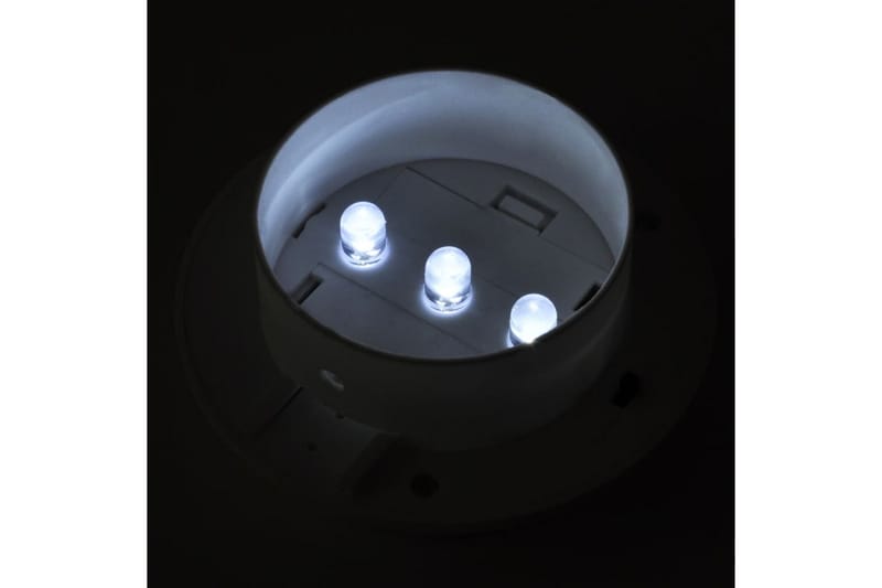 Solcellslampor för staket 12 st LED vit - Vit - Belysning - Utomhusbelysning - Solcellslampa & solcellsbelysning