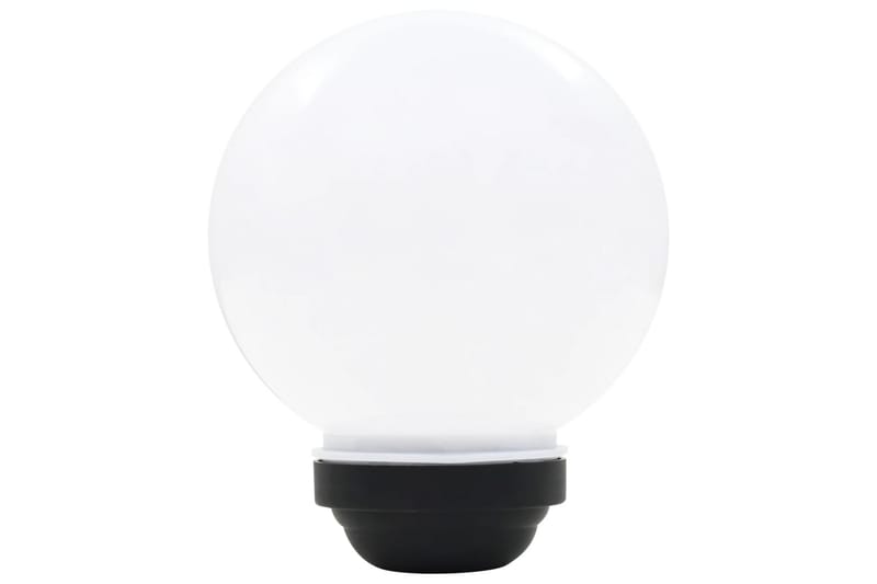 Solcellslampor med LED 6 st sfäriska 20 cm RGB - Vit - Belysning - Utomhusbelysning - Solcellslampa & solcellsbelysning